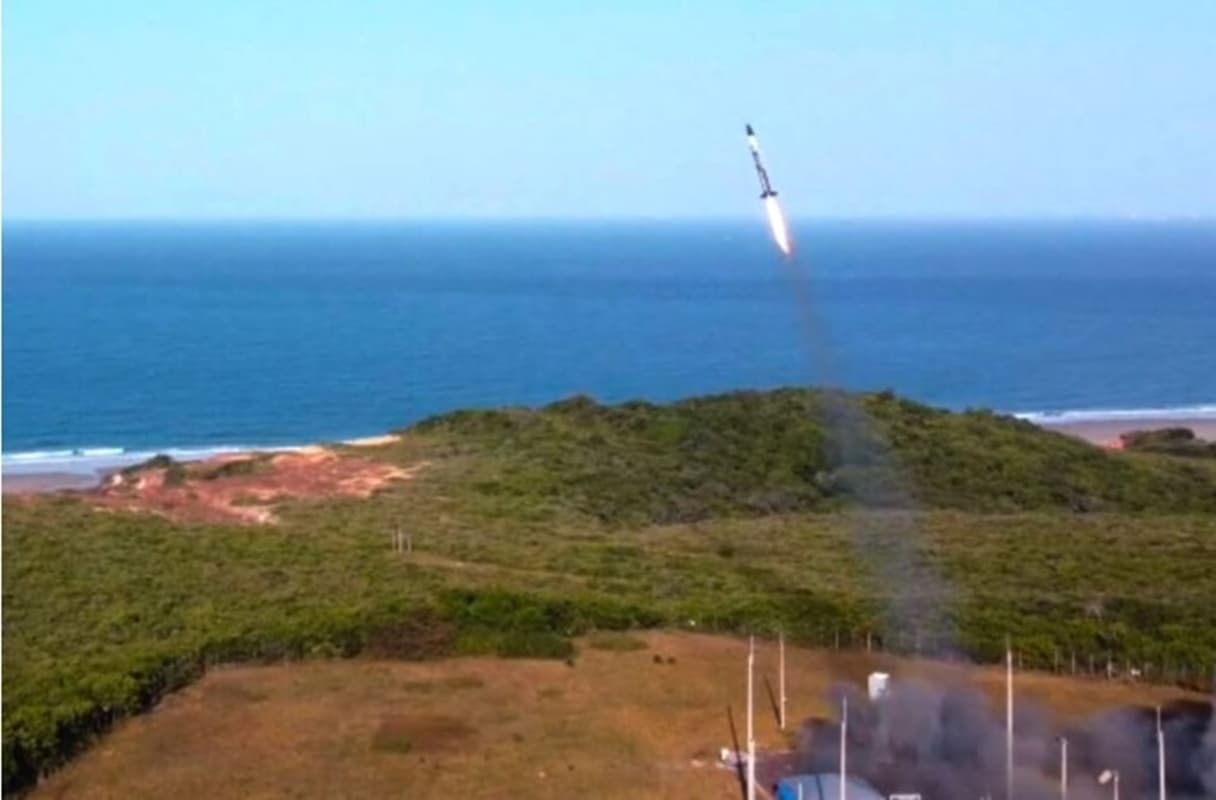 InnoSpace divulga vídeo de teste com foguete derrubado em Alcântara