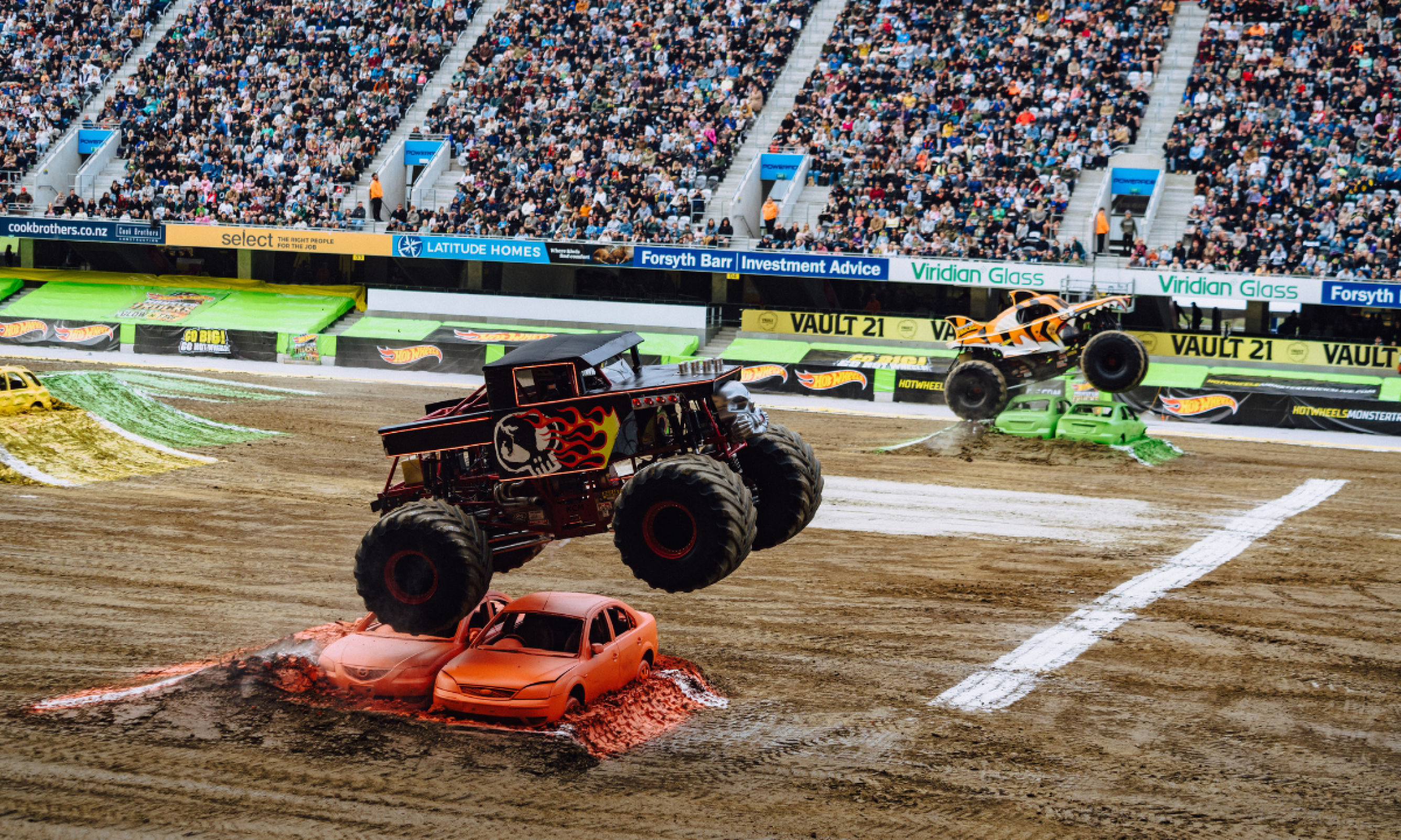 Hot Wheels Monster Trucks Live confirma apresentação em Belo Horizonte para maio de 2027