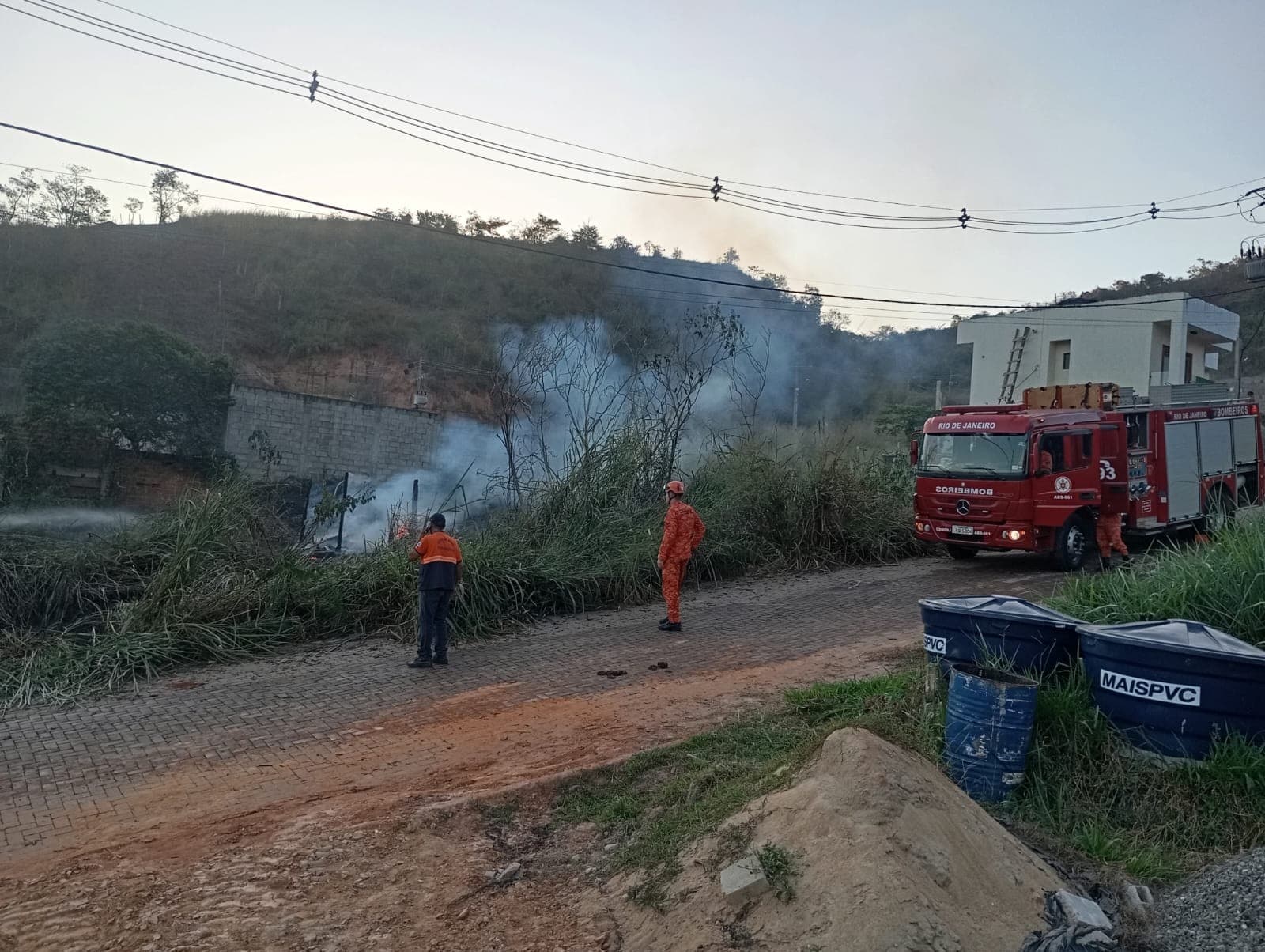 Defesa Civil de Porciúncula registra 10 ocorrências de queimadas em menos de um mês